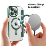 Étui portefeuille Techsuit SmartMag Book Case pour iPhone 15 Pro Max - Green – Image 6