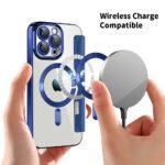 Étui portefeuille Techsuit SmartMag Book Case pour iPhone 15 Pro Max - Blue – Image 6