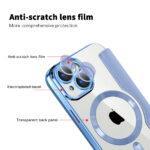 Étui portefeuille Techsuit SmartMag Book Case pour iPhone 15 - Light Blue – Image 3