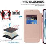 Étui portefeuille Techsuit SmartMag Book Case pour iPhone 15 Plus - Pink – Image 4