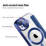 Étui portefeuille Techsuit SmartMag Book Case pour iPhone 15 Plus - Blue – Image 3