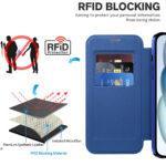Étui portefeuille Techsuit SmartMag Book Case pour iPhone 15 Plus - Blue – Image 4