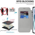 Étui portefeuille Techsuit SmartMag Book Case pour iPhone 15 Plus - Gray – Image 4