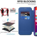 Étui portefeuille Techsuit SmartMag Book Case pour iPhone 16 - Blue – Image 5