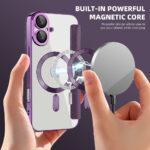 Étui portefeuille Techsuit SmartMag Book Case pour iPhone 16 - Purple – Image 6