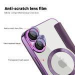 Étui portefeuille Techsuit SmartMag Book Case pour iPhone 16 - Purple – Image 3