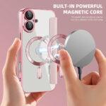 Étui portefeuille Techsuit SmartMag Book Case pour iPhone 16 Plus - Pink – Image 6