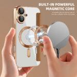 Étui portefeuille Techsuit SmartMag Book Case pour iPhone 16 Plus - Brown – Image 6