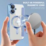 Étui portefeuille Techsuit SmartMag Book Case pour iPhone 16 Plus - Light Blue – Image 6