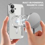 Étui portefeuille Techsuit SmartMag Book Case pour iPhone 16 Plus - Gray – Image 6