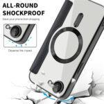 Étui portefeuille Techsuit SmartMag Book Case pour iPhone 16e - Black – Image 3