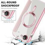 Étui portefeuille Techsuit SmartMag Book Case pour iPhone 16e - Pink – Image 3