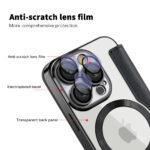 Étui portefeuille Techsuit SmartMag Book Case pour iPhone 16 Pro - Black – Image 3