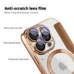 Étui portefeuille Techsuit SmartMag Book Case pour iPhone 16 Pro - Brown – Image 3