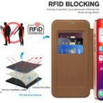 Étui portefeuille Techsuit SmartMag Book Case pour iPhone 16 Pro - Brown – Image 5