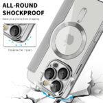 Étui portefeuille Techsuit SmartMag Book Case pour iPhone 16 Pro - Gray – Image 4