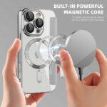 Étui portefeuille Techsuit SmartMag Book Case pour iPhone 16 Pro - Gray – Image 6