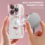 Étui portefeuille Techsuit SmartMag Book Case pour iPhone 16 Pro Max - Pink – Image 6