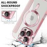 Étui portefeuille Techsuit SmartMag Book Case pour iPhone 16 Pro Max - Pink – Image 4