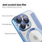 Étui portefeuille Techsuit SmartMag Book Case pour iPhone 16 Pro Max - Light Blue – Image 3