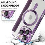 Étui portefeuille Techsuit SmartMag Book Case pour iPhone 16 Pro Max - Purple – Image 4