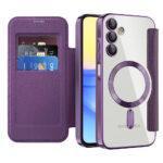 Étui portefeuille Techsuit SmartMag Book Case pour Samsung Galaxy A15 4G / A15 5G - Purple