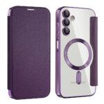 Étui portefeuille Techsuit SmartMag Book Case pour Samsung Galaxy A15 4G / A15 5G - Purple – Image 2