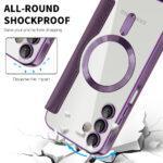 Étui portefeuille Techsuit SmartMag Book Case pour Samsung Galaxy A15 4G / A15 5G - Purple – Image 4