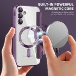 Étui portefeuille Techsuit SmartMag Book Case pour Samsung Galaxy A15 4G / A15 5G - Purple – Image 6