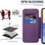 Étui portefeuille Techsuit SmartMag Book Case pour Samsung Galaxy A15 4G / A15 5G - Purple – Image 5
