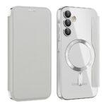 Étui portefeuille Techsuit SmartMag Book Case pour Samsung Galaxy A15 4G / A15 5G - Gray – Image 2