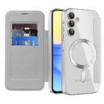 Étui portefeuille Techsuit SmartMag Book Case pour Samsung Galaxy A15 4G / A15 5G - Gray
