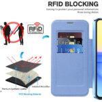 Étui portefeuille Techsuit SmartMag Book Case pour Samsung Galaxy A15 4G / A15 5G - Light Blue – Image 5