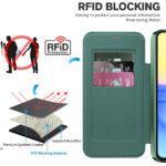 Étui portefeuille Techsuit SmartMag Book Case pour Samsung Galaxy A15 4G / A15 5G - Green – Image 5