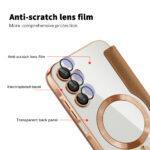 Étui portefeuille Techsuit SmartMag Book Case pour Samsung Galaxy A15 4G / A15 5G - Brown – Image 3