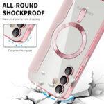 Étui portefeuille Techsuit SmartMag Book Case pour Samsung Galaxy A15 4G / A15 5G - Pink – Image 4