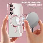 Étui portefeuille Techsuit SmartMag Book Case pour Samsung Galaxy A36 - Pink – Image 6