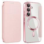 Étui portefeuille Techsuit SmartMag Book Case pour Samsung Galaxy A36 - Pink – Image 2
