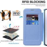 Étui portefeuille Techsuit SmartMag Book Case pour Samsung Galaxy A36 - Light Blue – Image 5