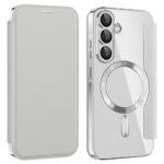 Étui portefeuille Techsuit SmartMag Book Case pour Samsung Galaxy A36 - Gray – Image 2