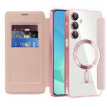 Étui portefeuille Techsuit SmartMag Book Case pour Samsung Galaxy A16 4G / A16 5G - Pink