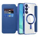 Étui portefeuille Techsuit SmartMag Book Case pour Samsung Galaxy A16 4G / A16 5G - Blue