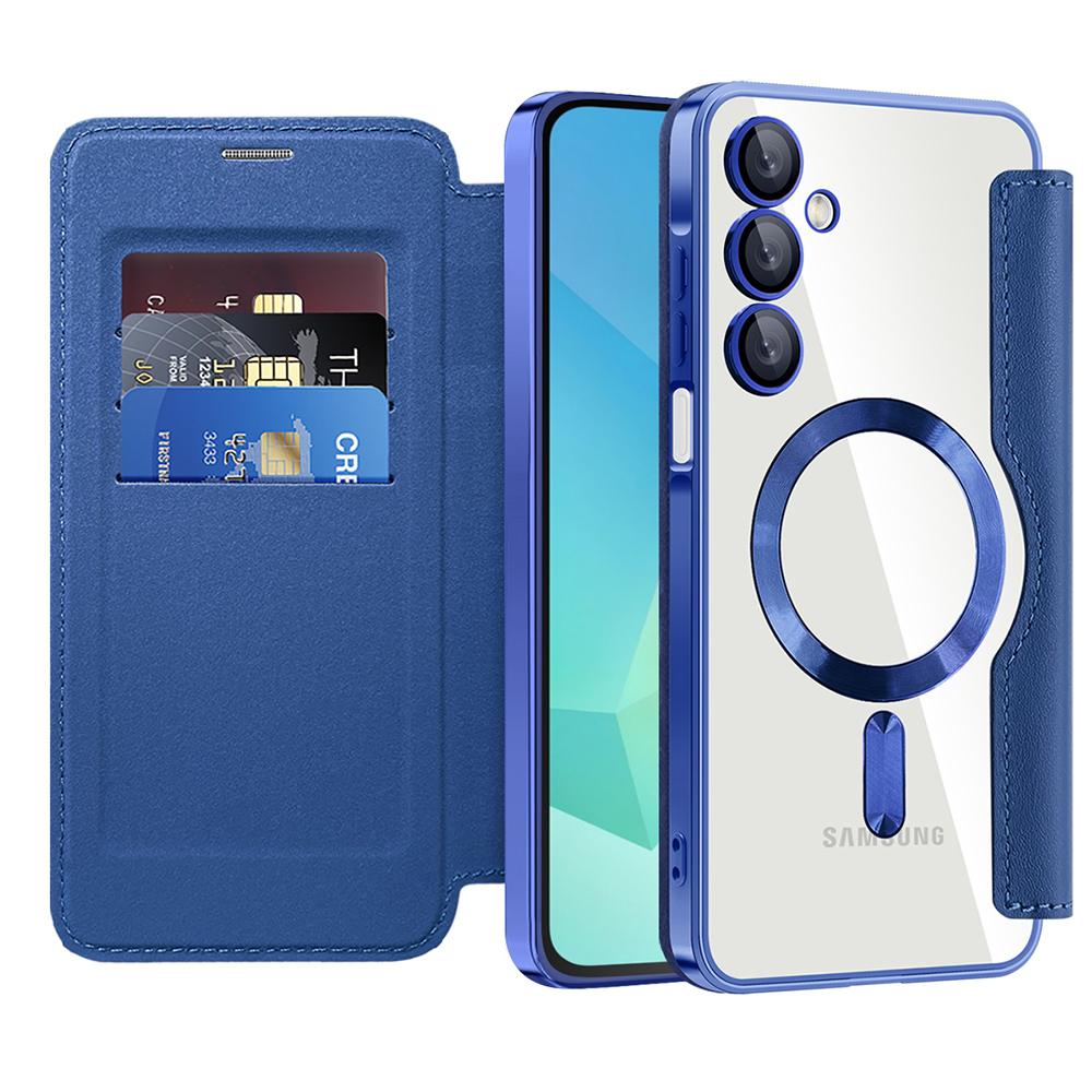 2322211 Étui portefeuille Techsuit SmartMag Book Case pour Samsung Galaxy A16 4G / A16 5G - Blue – Image 1