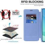 Étui portefeuille Techsuit SmartMag Book Case pour Samsung Galaxy A16 4G / A16 5G - Light Blue – Image 5