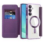 Étui portefeuille Techsuit SmartMag Book Case pour Samsung Galaxy A16 4G / A16 5G - Purple