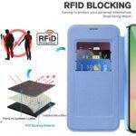 Étui portefeuille Techsuit SmartMag Book Case pour Samsung Galaxy A56 - Light Blue – Image 5