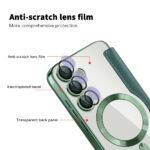 Étui portefeuille Techsuit SmartMag Book Case pour Samsung Galaxy S24 FE - Green – Image 3