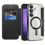 Étui portefeuille Techsuit SmartMag Book Case pour Samsung Galaxy S23 FE - Black