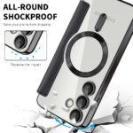 Étui portefeuille Techsuit SmartMag Book Case pour Samsung Galaxy S23 FE - Black – Image 4