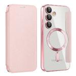 Étui portefeuille Techsuit SmartMag Book Case pour Samsung Galaxy S23 - Pink – Image 2